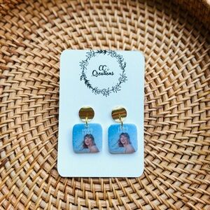 Taylor Swift 1989 Album Clay Earrings